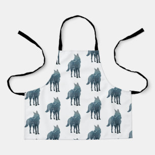 Tablier Wolfdog sur la glace, enfants Apron