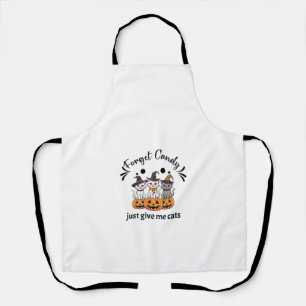 Tablier Womens Candy Just Give Me Cats drôle design _2
