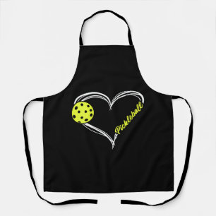 Tablier Womens Love Pickleball - mignon match de picklebal