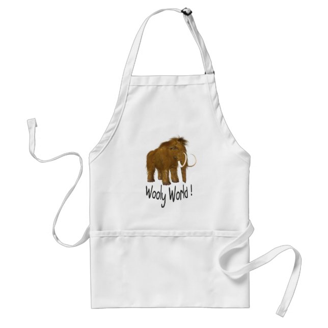 Tablier "Wooly World" Mammoth laineuse (Devant)