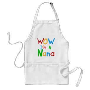 Tablier WOW Je suis un T-shirts et cadeaux Nana