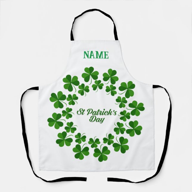 Tablier Wreath de la Saint Patrick Thunder_Cove (Recto)