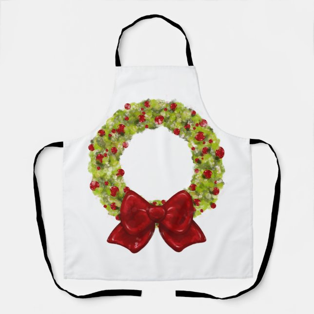 Tablier Wreath scintillante - Options de couleurs multiple (Recto)