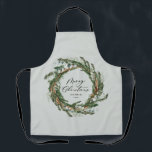 Tablier wreath script moderne mondes plus grand cadeau fam<br><div class="desc">wreath script moderne mondes plus grand cadeau familial</div>