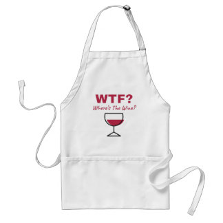 Tablier WTF ? Où est The Wine ? Amateurs de vins humoristi