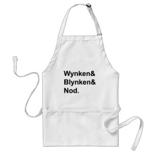 Tablier Wynken Blynken & Nod Histoire du coucher du sabo