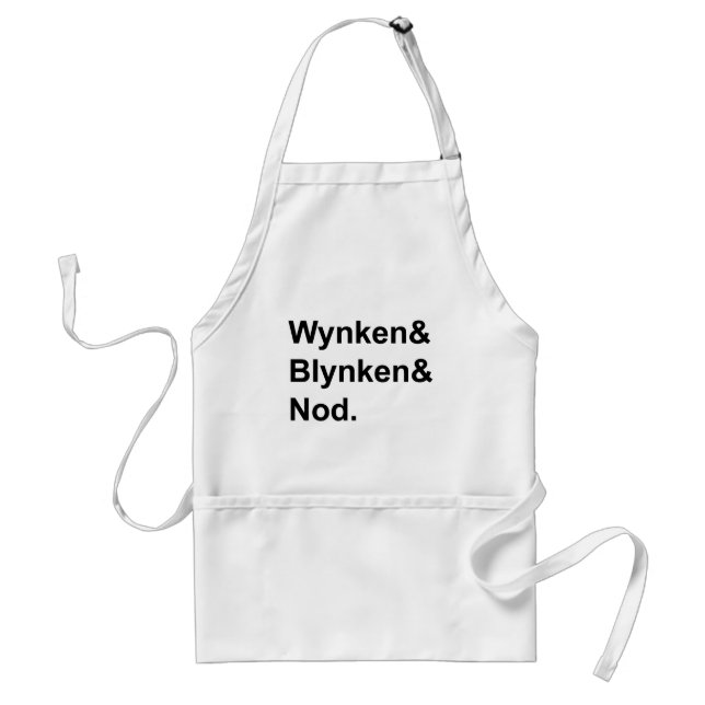 Tablier Wynken Blynken & Nod | Histoire du coucher du sabo (Devant)