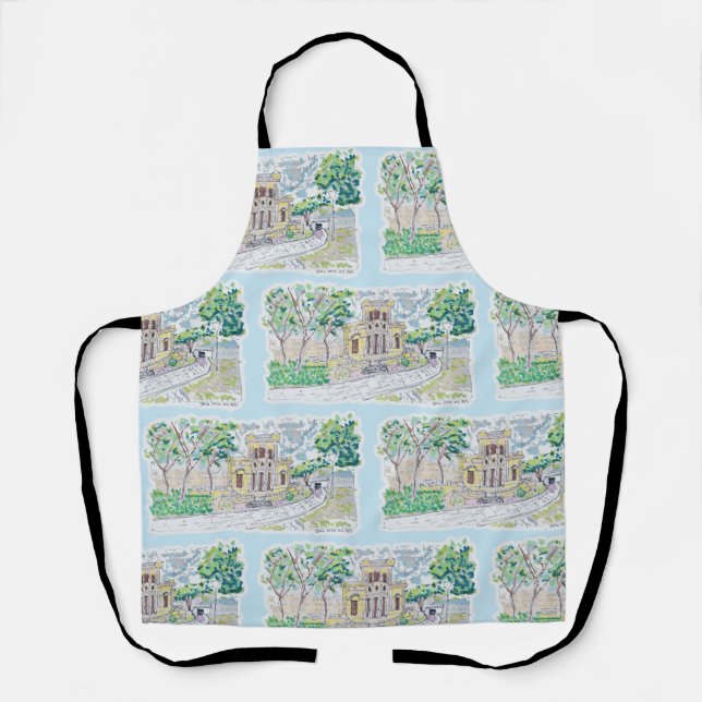 Tablier Yellow Historic Villa (Recto)