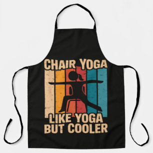 Tablier Yoga en chaise comme le yoga mais plus cool