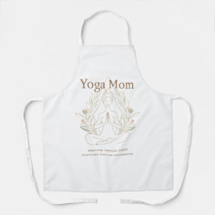 Tablier Yoga Maman Respirant à Travers la Maternité