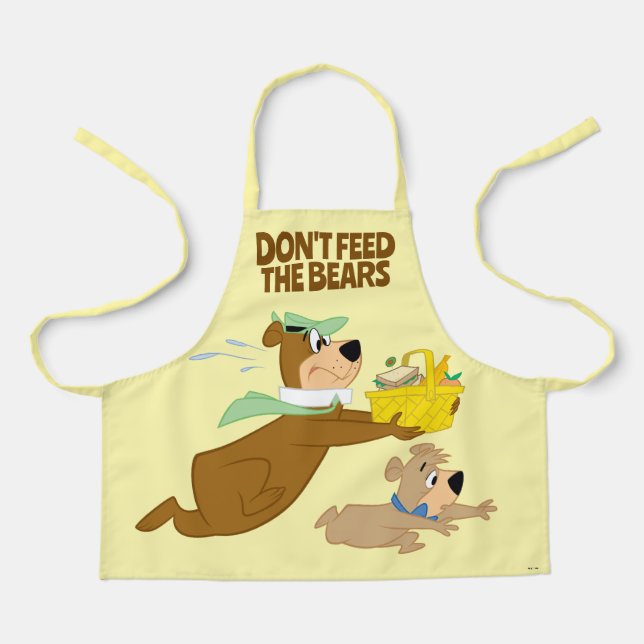 Tablier Yogi Bear et Boo-Boo Pique-nique Panique (Recto)