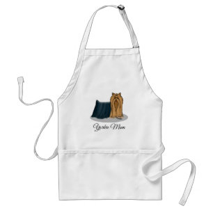 Tablier Yorkie Maman (Yorkshire Terrier Maman) Mignonne Ma