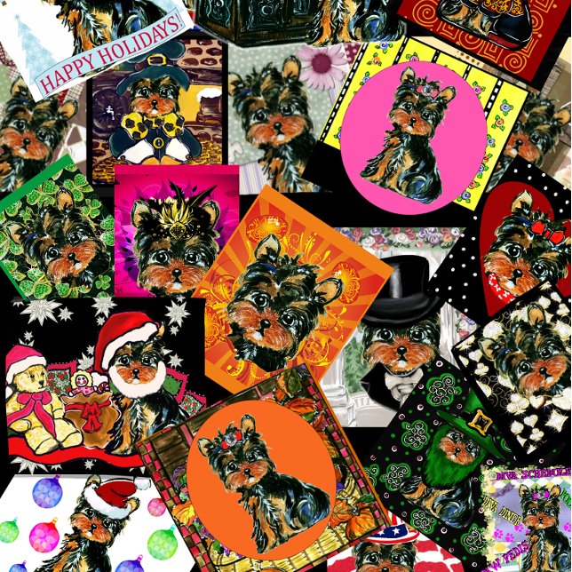 TABLIER YORKIE POO (Créateur téléchargé)