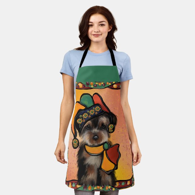 Tablier Yorkie  Poo      (Porté)