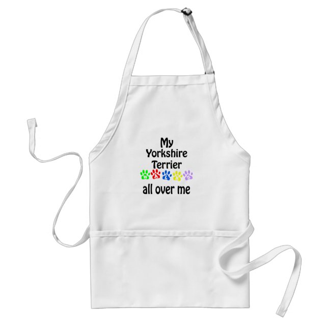Tablier Yorkshire Terrier Walks Design (Devant)