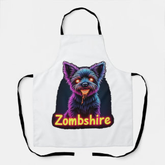 Tablier Yorkshire Terrier Yorkie Chien Zombie Halloween Ov