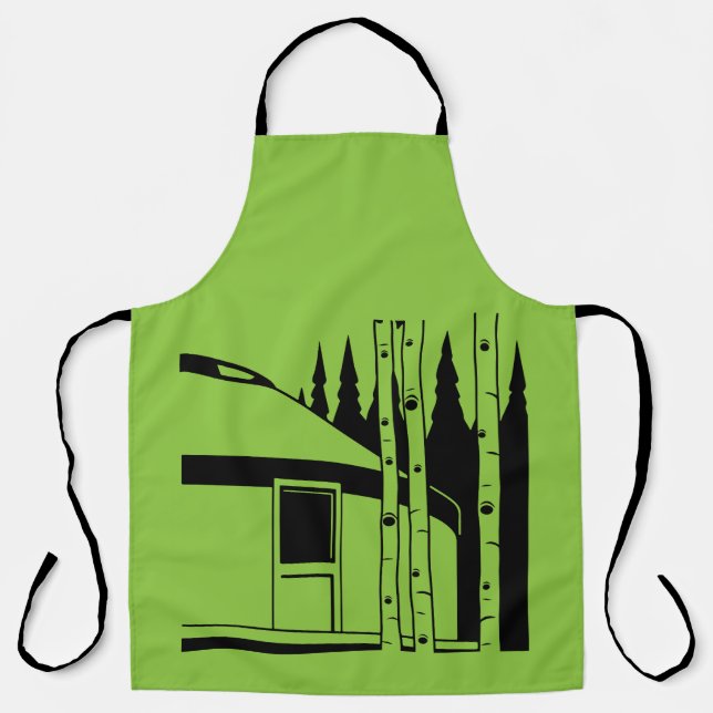 Tablier Yourt Vivant Dans La Nature (Recto)
