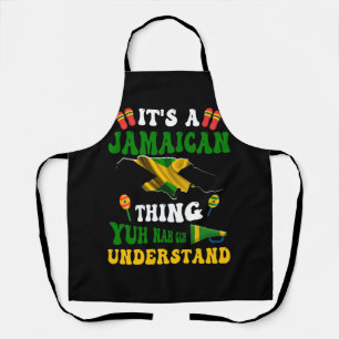 Tablier Yuh Nah Guh Comprend que c'est jamaïcain jamaïcain