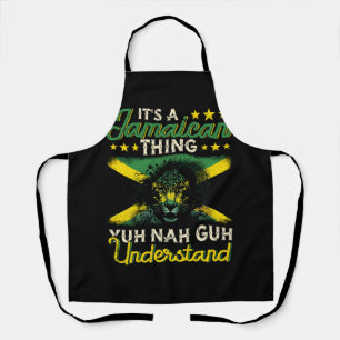 Tablier Yuh Nah Guh Comprenez, c'est une chose jamaïcaine 