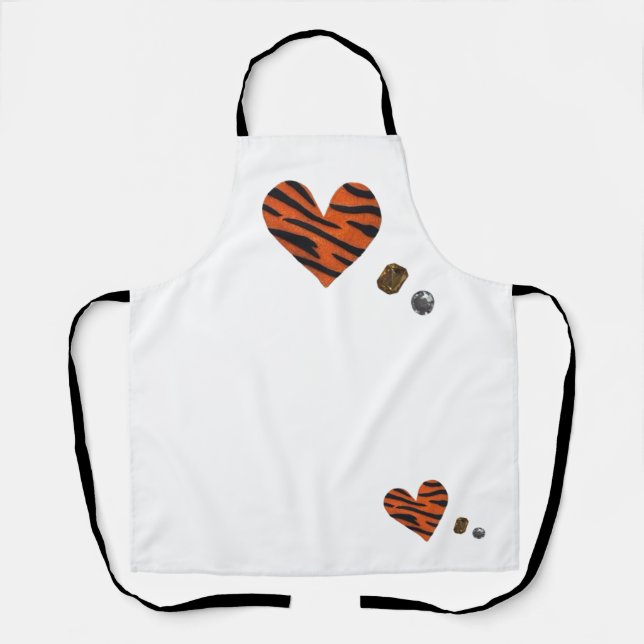 Tablier Zebra-heart (Recto)