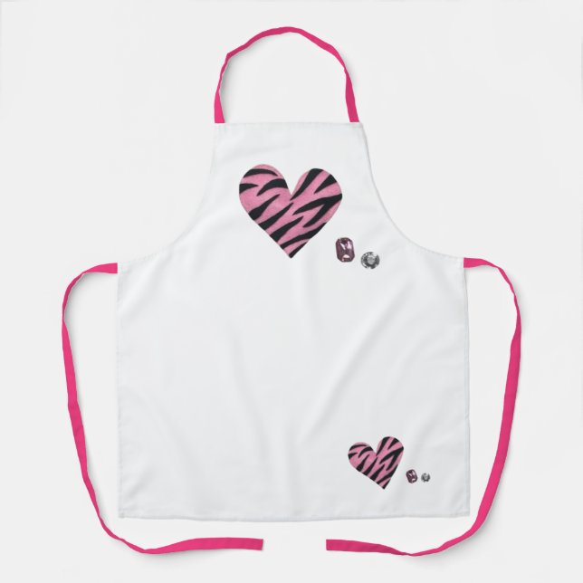Tablier Zebra-heart (Recto)