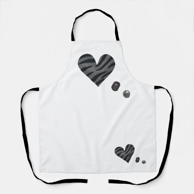 Tablier Zebra-heart (Recto)
