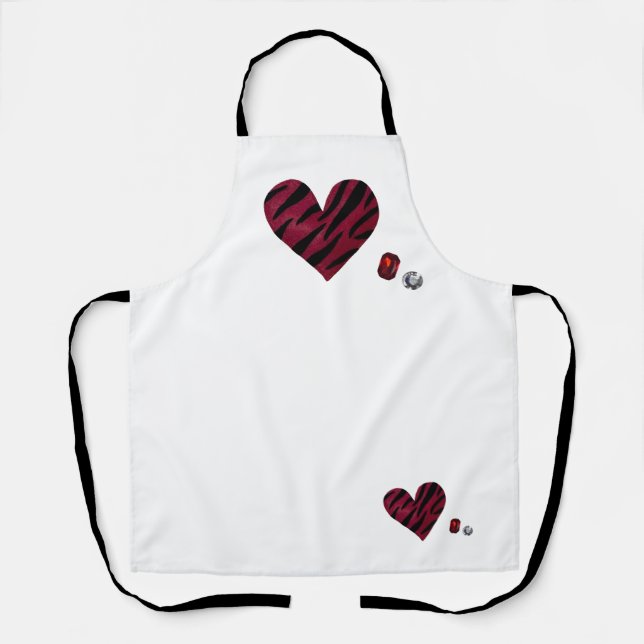 Tablier Zebra-heart (Recto)