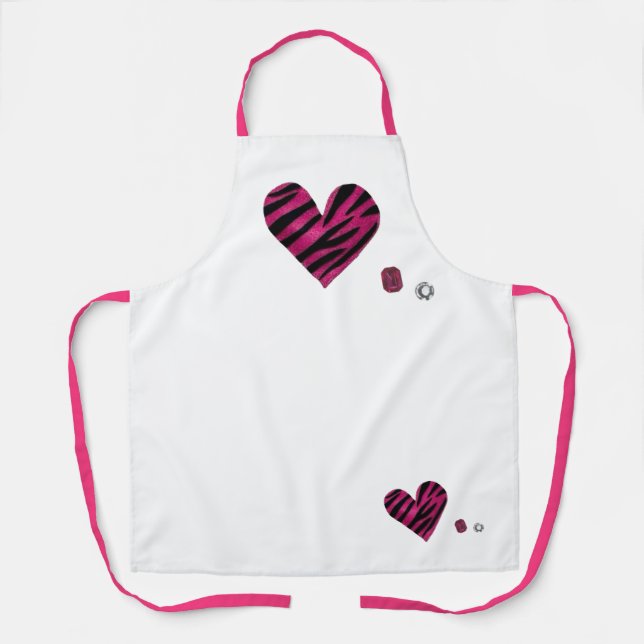 Tablier Zebra-heart (Recto)