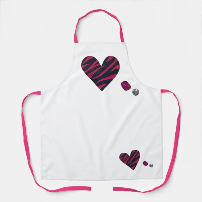 Tablier Zebra-heart (Recto)