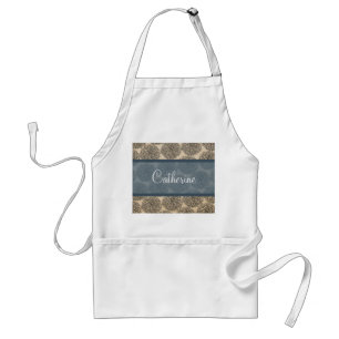 Tablier Zinnia Apron Vintage bleu