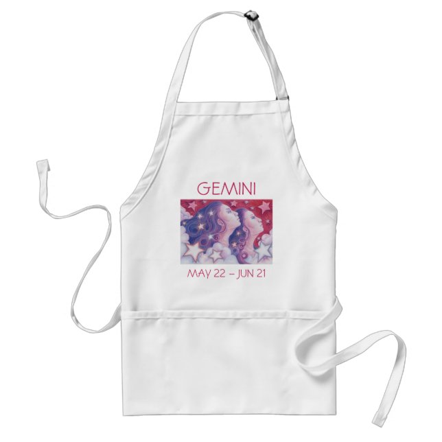Tablier Zodiac Gemini apron (Devant)
