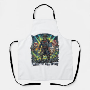 Tablier Zombie Patriotique Général Zombie Patriotique Apoc