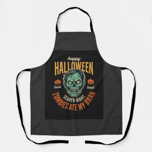 Tablier Zombies d'Halloween Ont Mangé Mon Cerveau