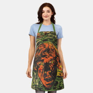 Tablier Zombies Halloween vintage, street art graffiti