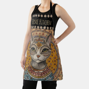 Tabliers à motif de chat et motif vintage et antiq