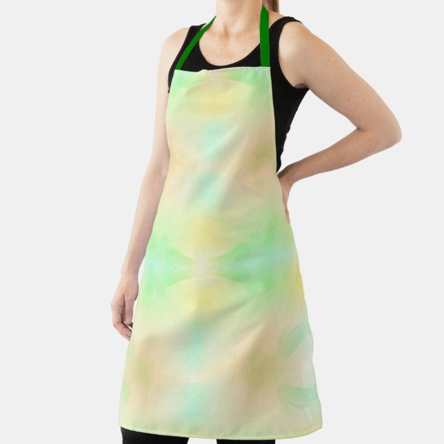 Tabliers avec un motif tie-dye pastel doux (Insitu)