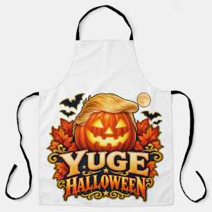 Tabliers Blancs Citrouille Cheveux Halloween YUGE