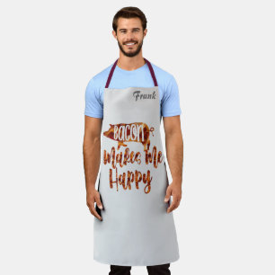 Tabliers Cadeaux De Cuisine, Bacon Amusant Me Rend