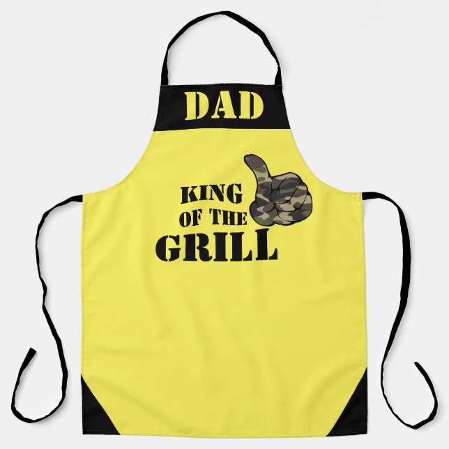 Tabliers Camo | King of the Grill Chef BBQ Apron (Recto)