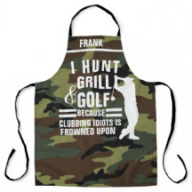 Tabliers Camo Personnalisés, Funny Novelty Golf