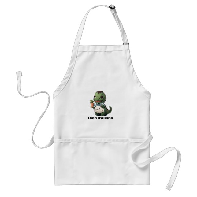 Tabliers - Cuisinier dinosaure (Devant)