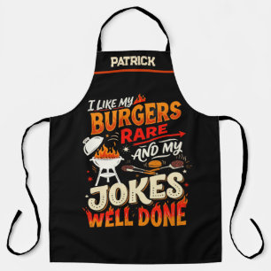 Tabliers de blagues sur les burgers rares, cadeau
