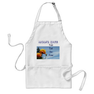 Tabliers de café de maman Humour Rose Enfants mang