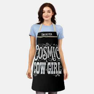Tabliers de chef Cosmic Cowgirl drôle cuisine west