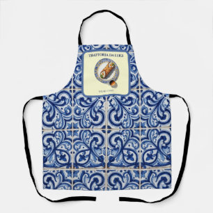 Tabliers de chef et serveur cannoli en carrelage s