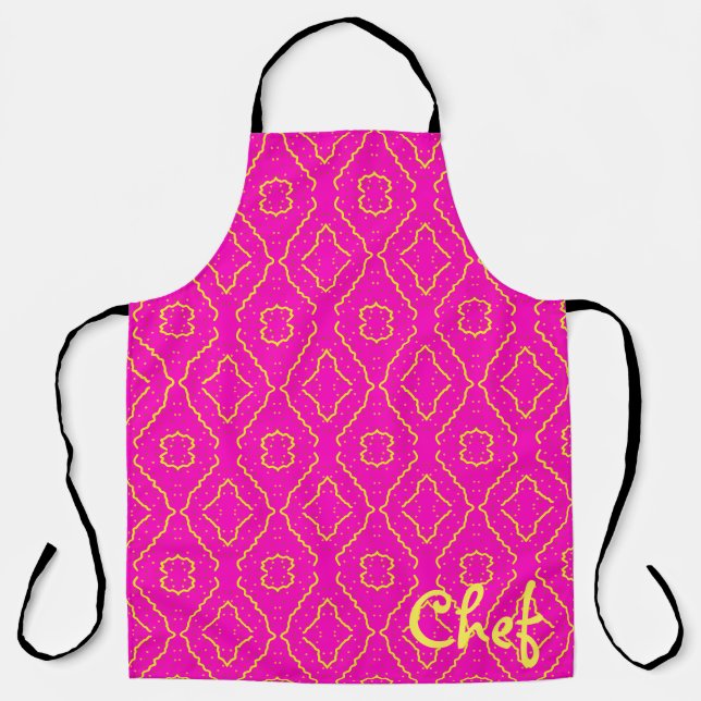 tabliers de chef rose  (Recto)