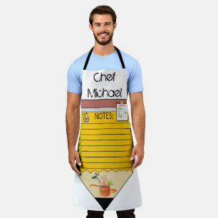Tabliers de chef tout en impression
