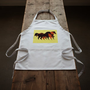 Tabliers de chevaux courant minimalistes