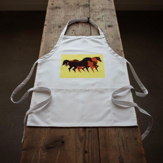 Tabliers de chevaux courant minimalistes (Créateur téléchargé)