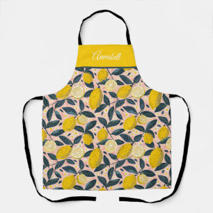 Tabliers de cuisine au citron personnalisés